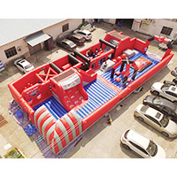 Commercial Ninja Inflatable Parks for Business Rentals